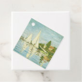Claude Monet. Regattas at Argenteuil Bedankjes Labels (In situ)