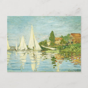 Claude Monet. Regattas at Argenteuil Briefkaart