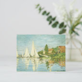 Claude Monet. Regattas at Argenteuil Briefkaart (Staand voorkant)