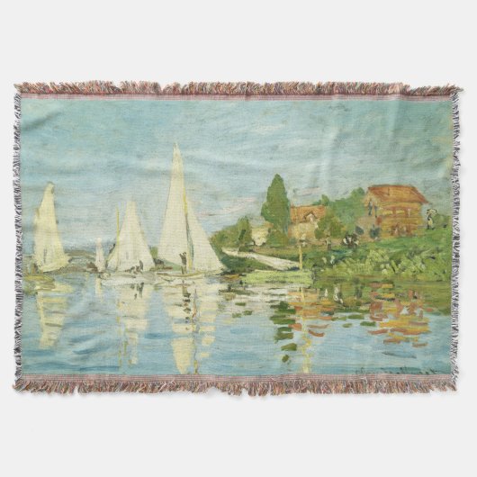 Claude Monet. Regattas at Argenteuil Deken (Voorkant)