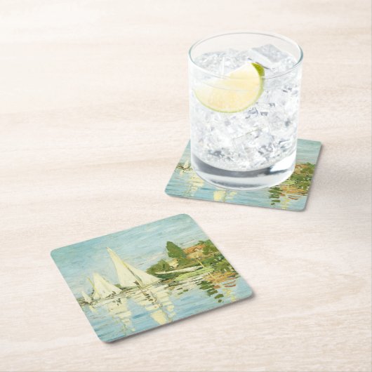 Claude Monet. Regattas at Argenteuil Kartonnen Onderzetters (Insitu)