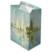 Claude Monet. Regattas at Argenteuil Medium Cadeauzakje (Voorkant Gekanteld)
