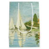 Claude Monet. Regattas at Argenteuil Medium Cadeauzakje (Achterkant)
