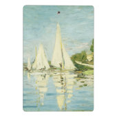 Claude Monet. Regattas at Argenteuil Mini Klembord (Achterkant)
