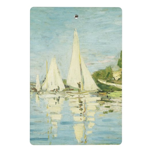 Claude Monet. Regattas at Argenteuil Mini Klembord (Achterkant)