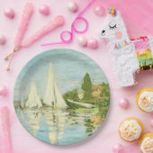 Claude Monet. Regattas at Argenteuil Papieren Bordje (Feest)