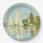 Claude Monet. Regattas at Argenteuil Papieren Bordje (Voorkant)