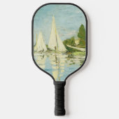 Claude Monet. Regattas at Argenteuil Pickleball Paddle (Voorkant)