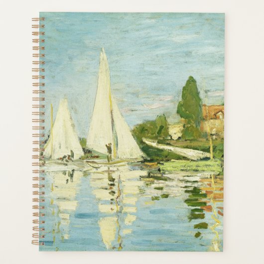 Claude Monet. Regattas at Argenteuil Planner (Voorkant)