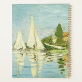 Claude Monet. Regattas at Argenteuil Planner (Achterkant)