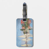 Claude Monet - Regattas at Argenteuil - QR Code Bagagelabel (Achterkant verticaal)