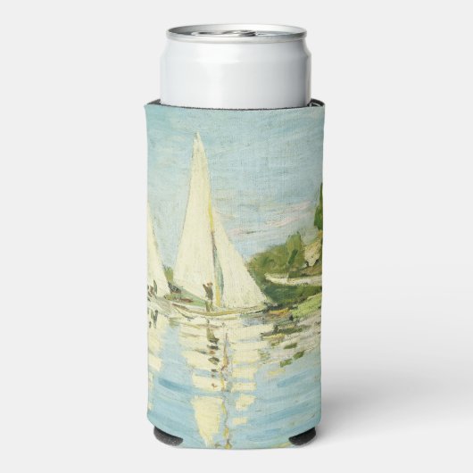 Claude Monet. Regattas at Argenteuil Seltzer Blikjeskoeler (Seltzer Achterkant)