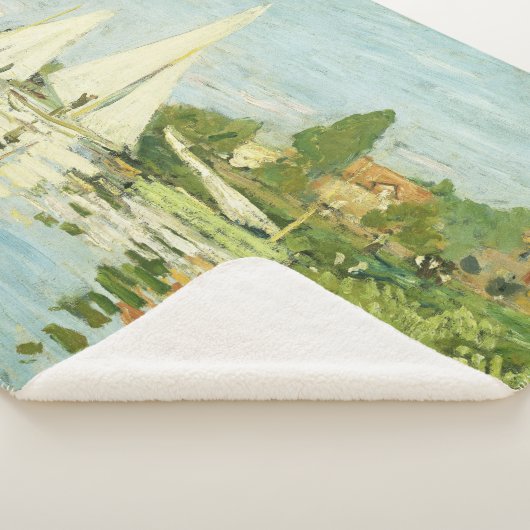 Claude Monet. Regattas at Argenteuil Sherpa Deken (3/4)