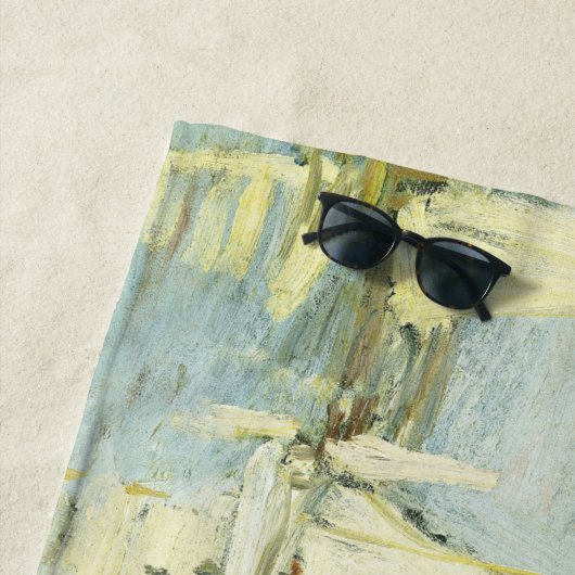 Claude Monet. Regattas at Argenteuil Strandlaken (In situ)