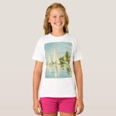 Claude Monet. Regattas at Argenteuil T-shirt (Voorkant volledig)
