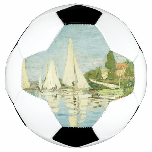 Claude Monet. Regattas at Argenteuil Voetbal (Voorkant)