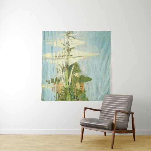 Claude Monet. Regattas at Argenteuil Wandkleed (In Situ (horizontaal))