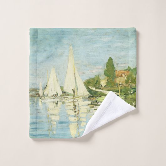 Claude Monet. Regattas at Argenteuil Washandje (Wasdoekje)