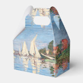 Claude Monet - Regatta's bij Argenteuil Bedankdoosjes (Achterkant)