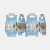 Claude Monet - Regatta's bij Argenteuil Bedankdoosjes (Uitgevouwen)