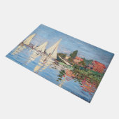 Claude Monet - Regatta's bij Argenteuil Deurmat (Schuin)