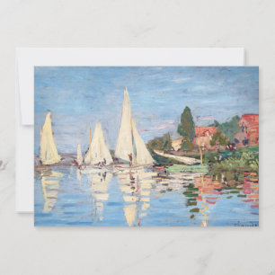 Claude Monet - Regatta's bij Argenteuil Kaart