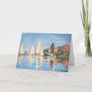 Claude Monet - Regatta's bij Argenteuil Kaart