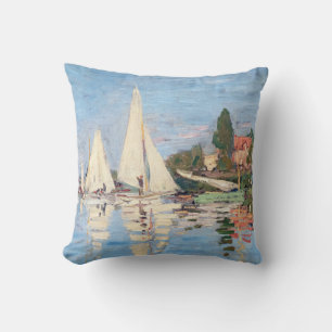 Claude Monet - Regatta's bij Argenteuil Kussen