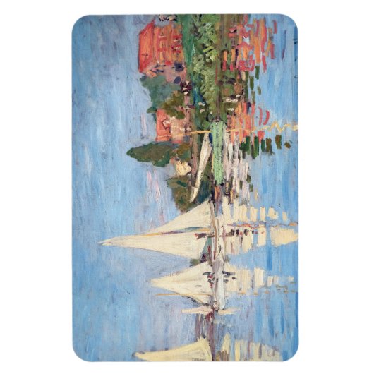 Claude Monet - Regatta's bij Argenteuil Magneet (Verticaal)