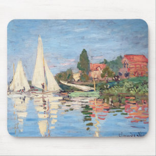 Claude Monet - Regatta's bij Argenteuil Muismat