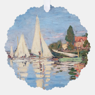 Claude Monet - Regatta's bij Argenteuil Ornament Kaart