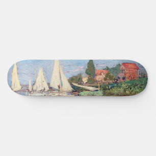 Claude Monet - Regatta's bij Argenteuil Persoonlijk Skateboard