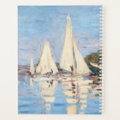 Claude Monet - Regatta's bij Argenteuil Planner (Achterkant)