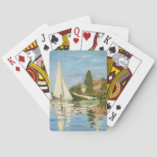 Claude Monet Regatta's bij Argenteuil Pokerkaarten