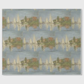  Claude Monet Regattas bij Argenteuil Postca Cadeaupapier (Vlak)