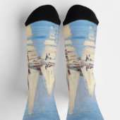 Claude Monet - Regatta's bij Argenteuil Sokken (Top)