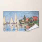 Claude Monet - Regattas in Argenteuil Bad Handdoek (Handdoek)