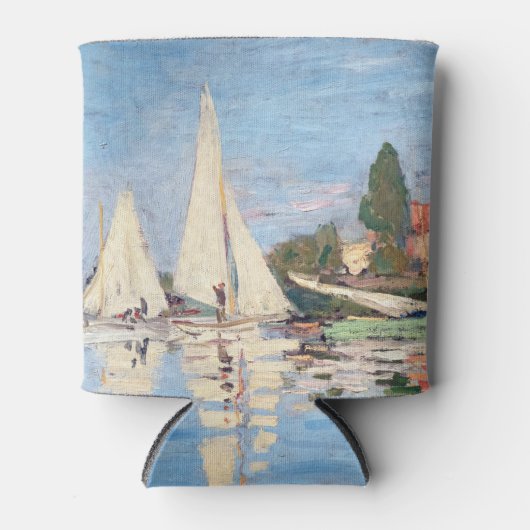 Claude Monet - Regattas in Argenteuil Blikjeskoeler (Voorkant)