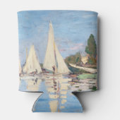 Claude Monet - Regattas in Argenteuil Blikjeskoeler (Achterkant)