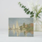 Claude Monet - Regattas in Argenteuil Briefkaart (Staand voorkant)