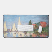 Claude Monet - Regattas in Argenteuil Bureaumat (Keyboard & Muis)