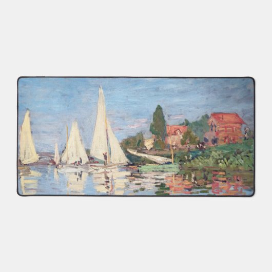 Claude Monet - Regattas in Argenteuil Bureaumat (Voorkant)
