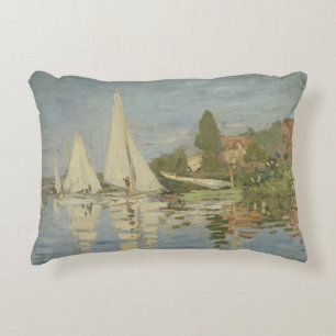 Claude Monet - Regattas in Argenteuil Decoratief Kussen