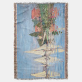 Claude Monet - Regattas in Argenteuil Deken (Voorkant Verticaal)