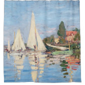 Claude Monet - Regattas in Argenteuil Douchegordijn (Voorkant)