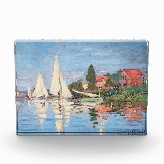 Claude Monet - Regattas in Argenteuil Fotoblokken (Voorkant)
