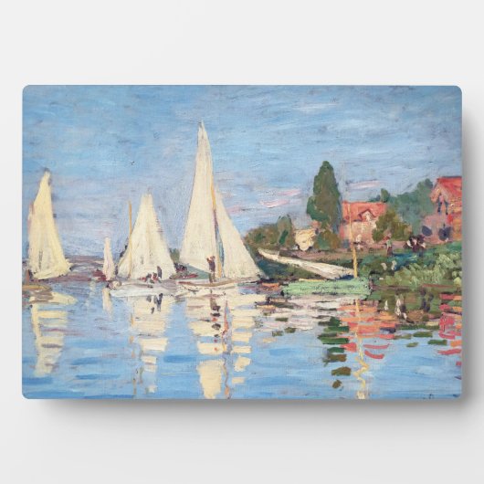 Claude Monet - Regattas in Argenteuil Fotoplaat (voorkant)