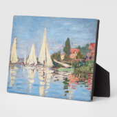Claude Monet - Regattas in Argenteuil Fotoplaat (Zijkant)