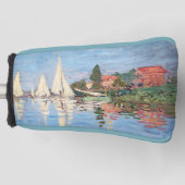Claude Monet - Regattas in Argenteuil Golfheadcover (Voorkant)