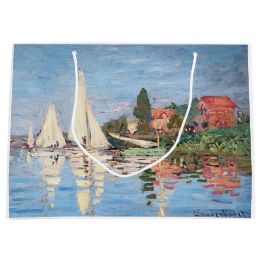 Claude Monet - Regattas in Argenteuil Groot Cadeauzakje (Voorkant)